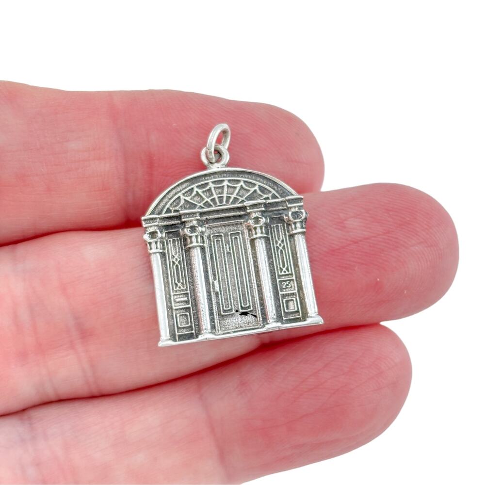 Vintage Sterling Silver 925 Charleston Waring House Door Charm